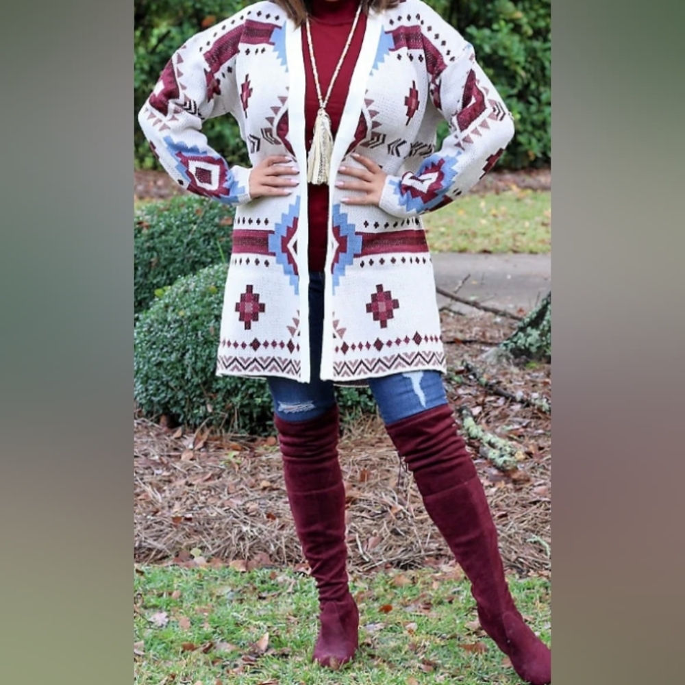 Aztec Cardigan L by Savanna Jane